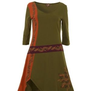 Ladies Asymmetrical Hem Dress/ Tnic